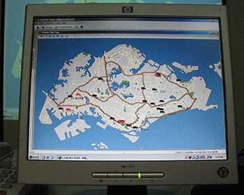 GPS Control Panel Animation