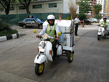 Street Sweeper Tricycle