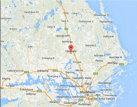 Uppsala's Location