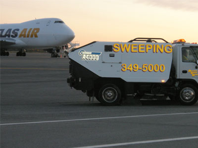 Sweeper at Ted Stevens Airport