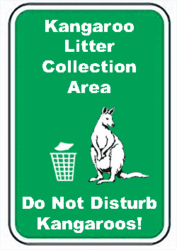 Litter sign