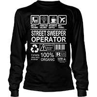 Street Sweeper Operator Tshirt