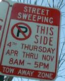 Sweeper Signage