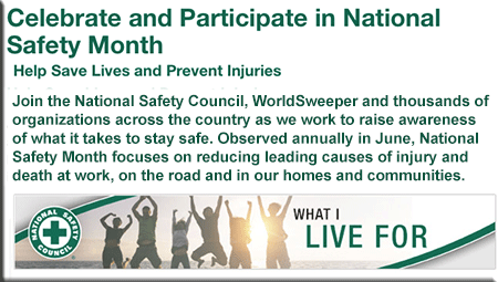 June is Safety Month