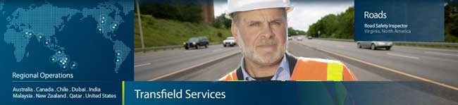 Transfield Logo with John Meola