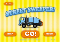 Street Sweeper Opening Screen