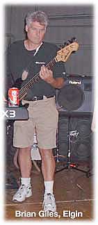 Brian plays Bass