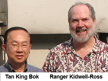 Tan King Bok and Ranger Kidwell-Ross