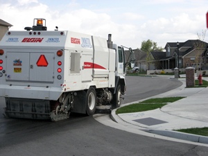 Municipal sweeper