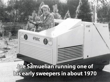 Joe and an early sweeper