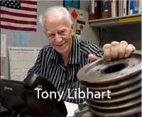 Tony Libhart at his desk