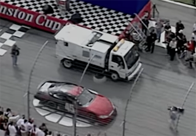 NASCAR sweeper