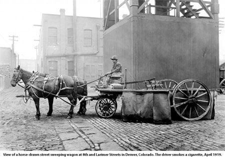 1919DenverHorseDrawnSweepingWagonORIG