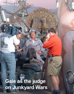 Gale Holsman at Junkyard Wars