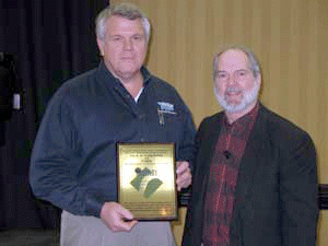 Kenneth Young Receives Award From Ranger